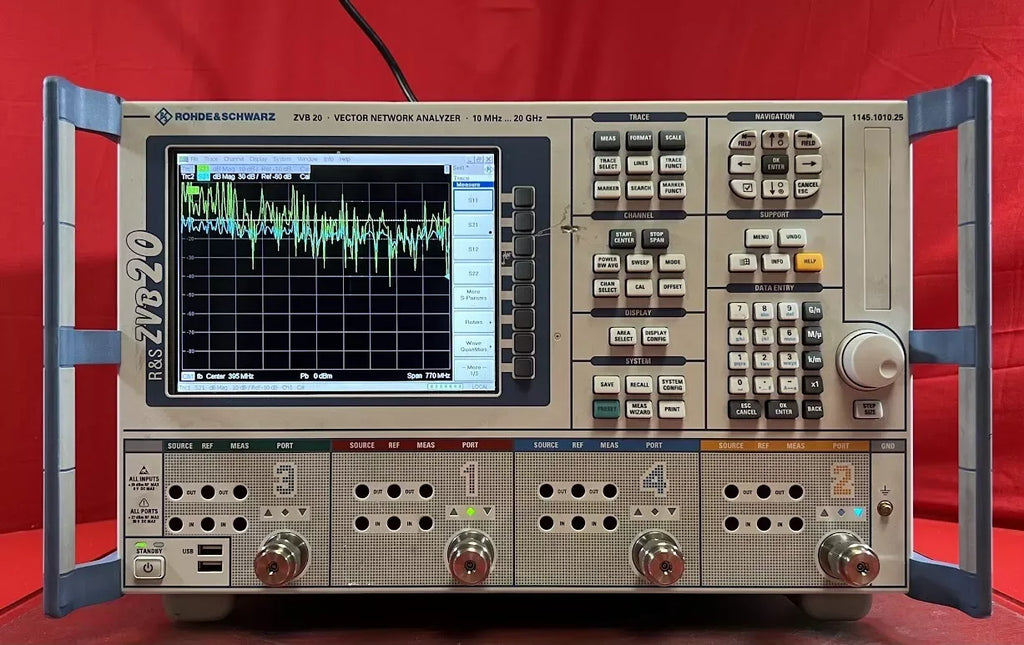 Rohde & Schwarz ZVB20 4-Port 20 GHz Vector Network Analyzer - ZYYKZ Test Equipment