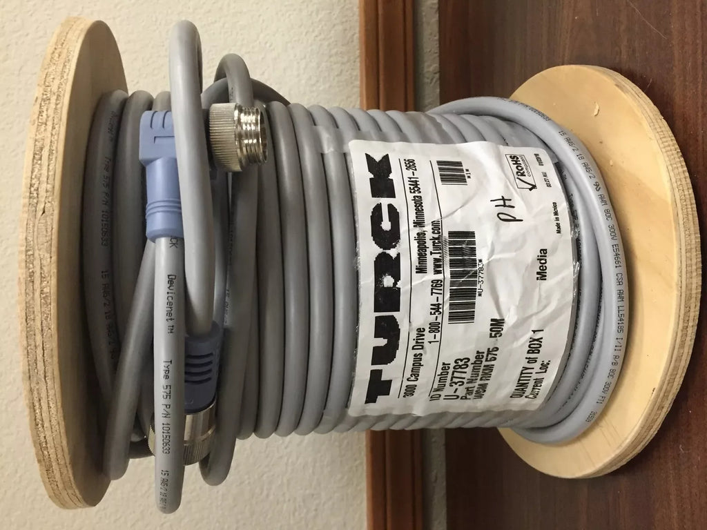 Turck WSM-RKM 575-50M DeviceNet Cable, 50 Meter Spool - ZYYKZ Test Equipment