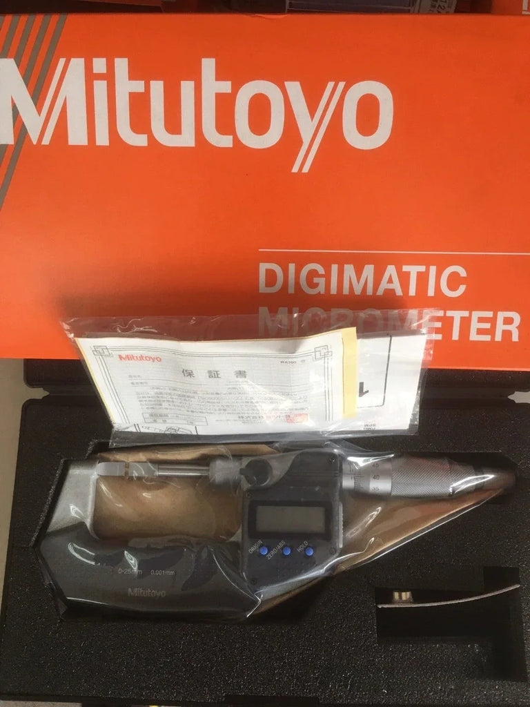 Mitutoyo 422-330-30 Precision Blade Micrometer 0-25mm - ZYYKZ Test Equipment