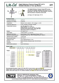 LR-Cal DFP Digital Force, Weight, and Pressure Gauge with ±0.1% Accuracy