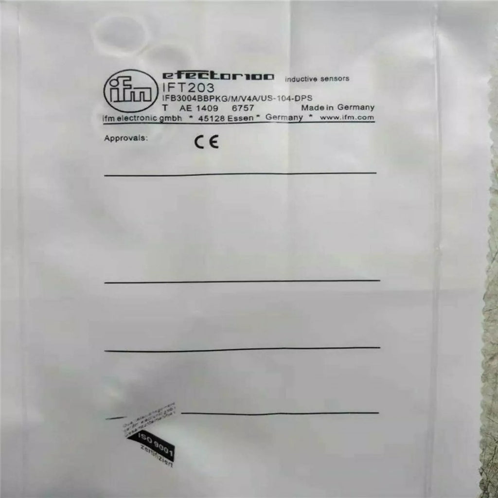 IFM IFT203 Electronic Flow Sensor Switch - High Precision Flow Monitoring - ZYYKZ Test Equipment