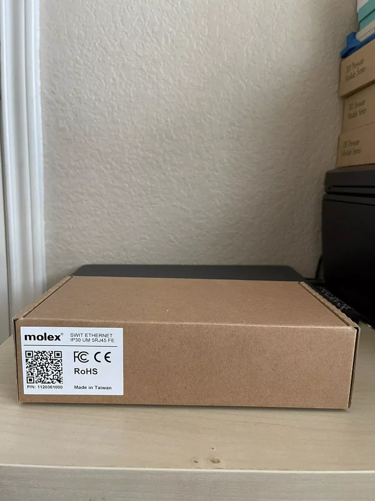 Molex DRL-250MB 5-Port Industrial Ethernet Switch - Rugged, Managed, 10/100 Mbps - ZYYKZ Test Equipment