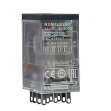Load image into Gallery viewer, Schneider Telemecanique RXM4LB2B7 3A 24VAC Relay with Indicator Light - Pack of 10 - ZYYKZ Test Equipment