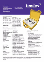 Load image into Gallery viewer, Tinsley 4167F Portable Transformer Ratiometer - 3 Phase Turns Ratio Test Set