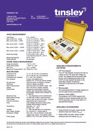 Tinsley 4167F Portable Transformer Ratiometer - 3 Phase Turns Ratio Test Set