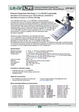 Load image into Gallery viewer, LR-Cal LPP 60-T Pneumatic Pressure Comparison Test Pump - Up to 870 PSI