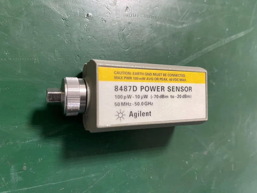 Agilent 8487D RF Power Sensor - 50 MHz to 50 GHz, -70 dBm to -20 dBm - ZYYKZ Test Equipment