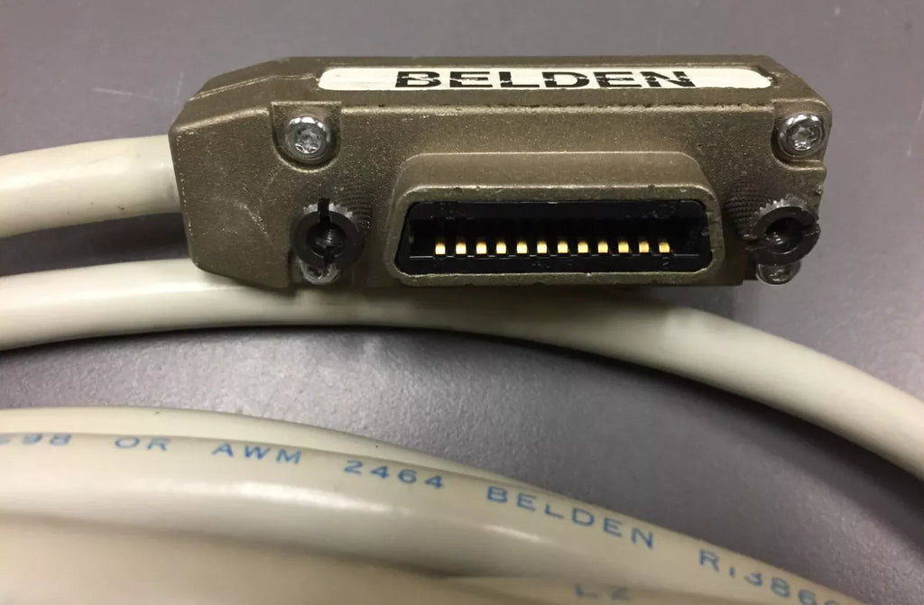 Belden Shielded CM 6PR26 10C26 1C24 E108998 50FT Cable with Connectors - ZYYKZ Test Equipment