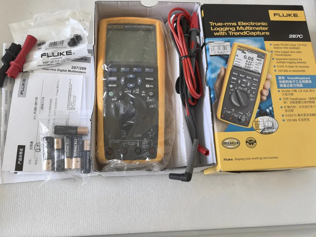 Fluke 287C True RMS Digital Multimeter with Data Logging - ZYYKZ Test Equipment