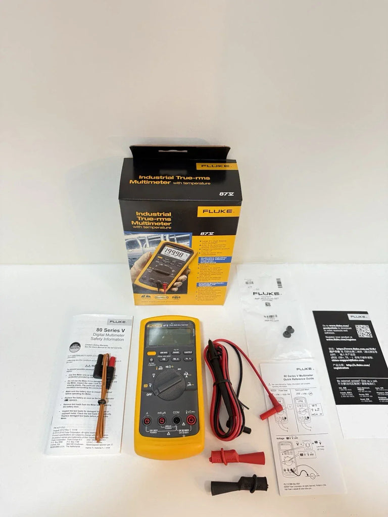 Fluke 87-V Industrial True RMS Digital Multimeter - 2024 Model - ZYYKZ Test Equipment