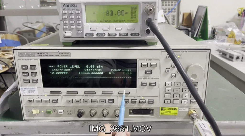 HP Agilent 83640B Synthesized Sweep Signal Generator, 10MHz-40GHz - ZYYKZ Test Equipment