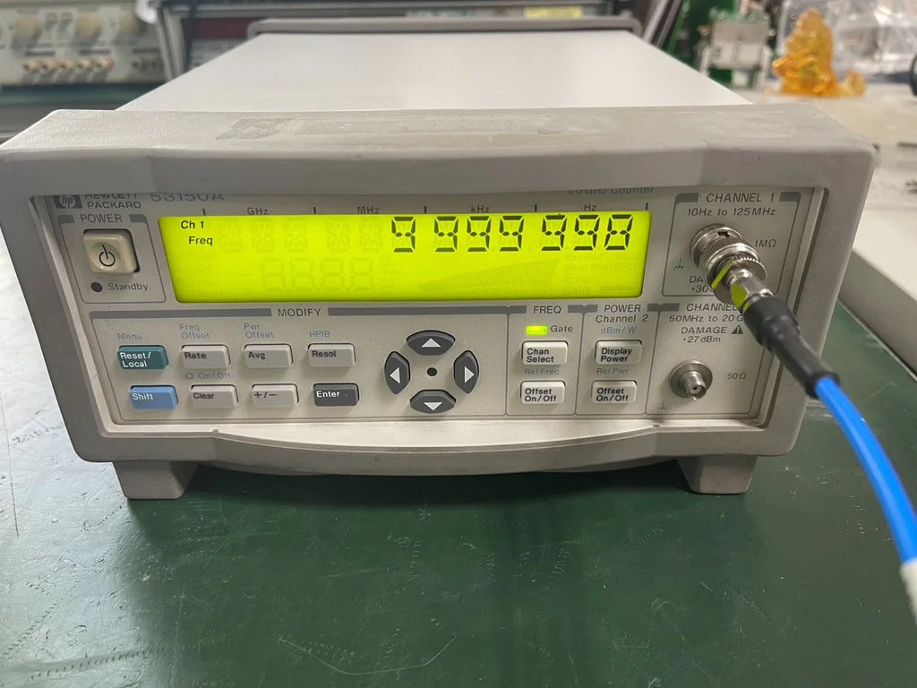 HP Agilent 53150A 10Hz-20GHz CW Microwave Frequency Counter - ZYYKZ Test Equipment