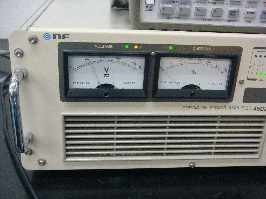 NF 4502 Precision Power Amplifier for RF Applications - ZYYKZ Test Equipment