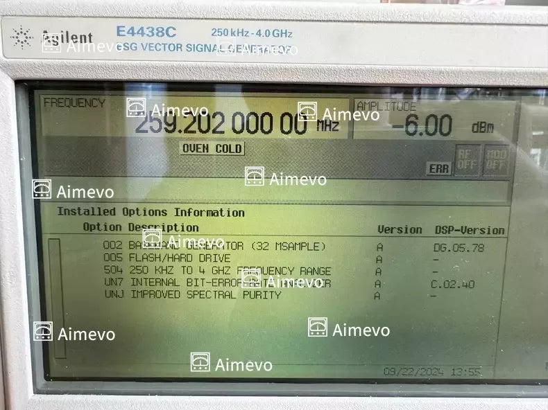 Agilent E4438C Signal Generator 250 kHz - 4.0 GHz - ZYYKZ Test Equipment