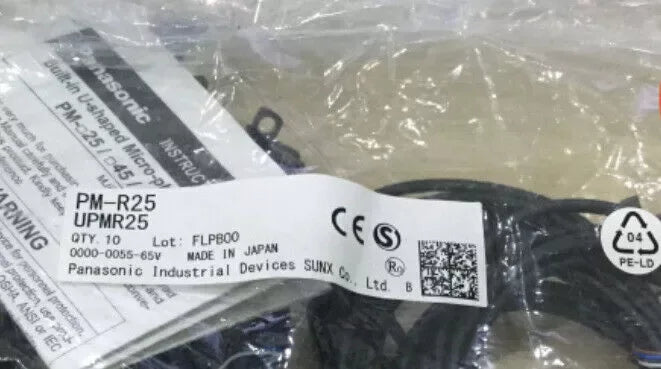 Panasonic PM-R25 Photoelectric Sensor Switch - Reliable Object Detection - ZYYKZ Test Equipment