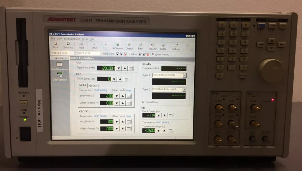 Advantest D3371 Digital Transmission Analyzer for High-Speed Signal Testing - ZYYKZ Test Equipment
