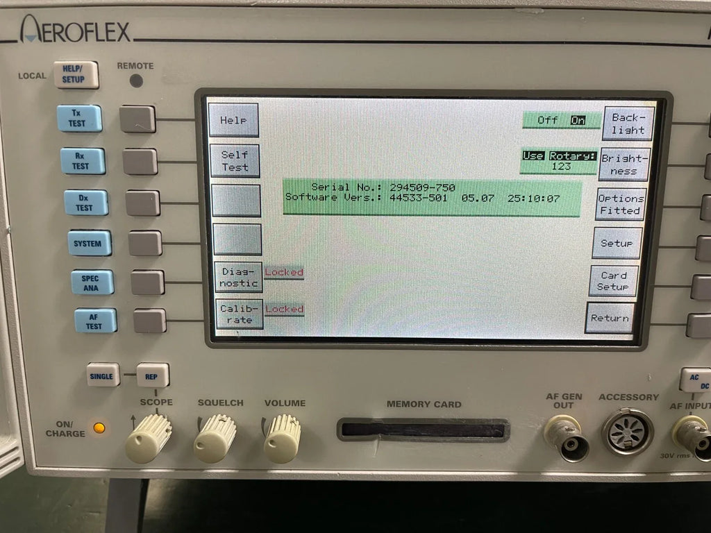 IFR Aeroflex Marconi 2945B Communication Service Monitor with 509/750 Modules - ZYYKZ Test Equipment