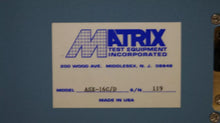 Load image into Gallery viewer, Matrix Test Equipment ASX-16C/D 119 Multi-Frequency Signal Generator - ZYYKZ Test Equipment
