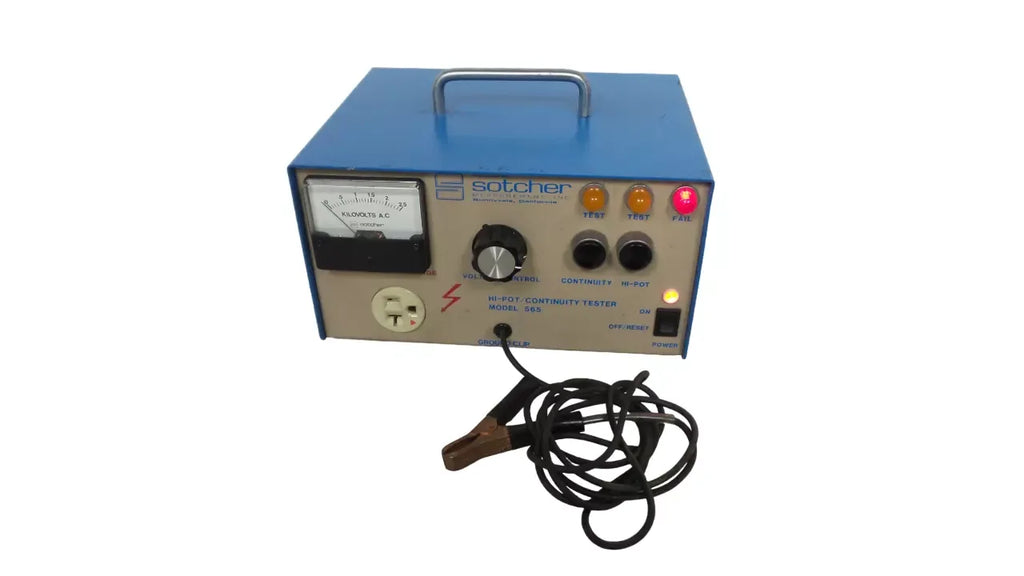 Sotcher Model 565 High Voltage Hi-Pot Tester for Electrical Safety Testing - ZYYKZ Test Equipment
