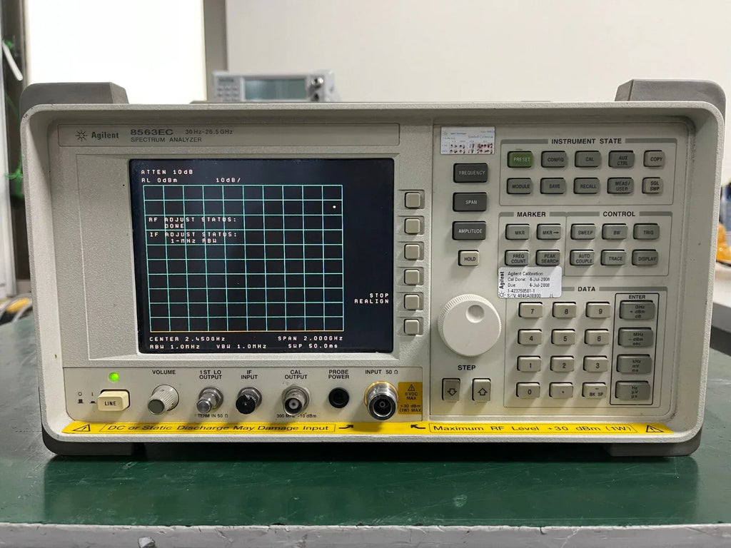 Keysight 8563EC Spectrum Analyzer 9 kHz to 6.5 GHz - ZYYKZ Test Equipment