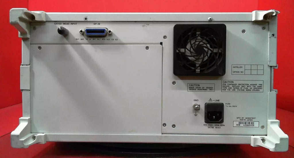 Advantest Q8383 Optical Spectrum Analyzer 500 to 1750nm - ZYYKZ Test Equipment