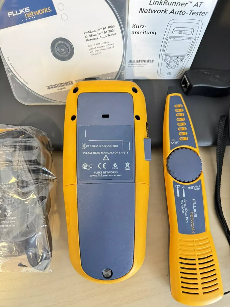 Fluke Networks LinkRunner AT-2000 LRAT-2000 Auto Network Tester with IntelliTone Probe - ZYYKZ Test Equipment