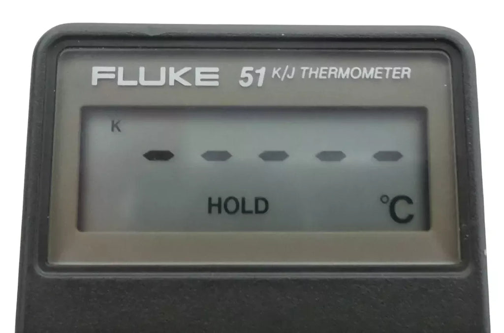 FLUKE 51 K/J Thermometer with Fast Response & Dual Type K/J Probes - ZYYKZ Test Equipment