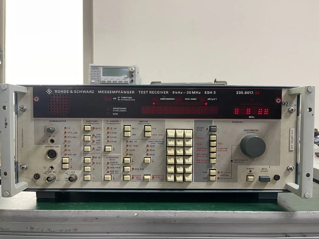 Rohde & Schwarz ESH3 EMI Test Receiver 9 kHz to 30 MHz - ZYYKZ Test Equipment
