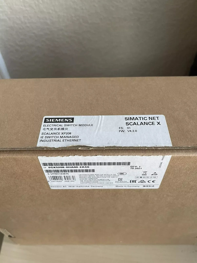 Siemens SCALANCE XP208 6GK5208-0HA00-2AS6 Managed Industrial Ethernet Switch - ZYYKZ Test Equipment