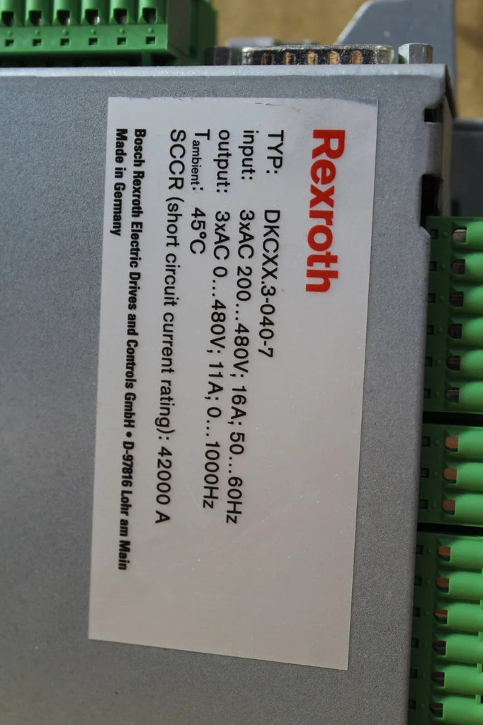 Rexroth Indramat DKC11.3-040-7-FW Eco Drive Servo Controller - ZYYKZ Test Equipment