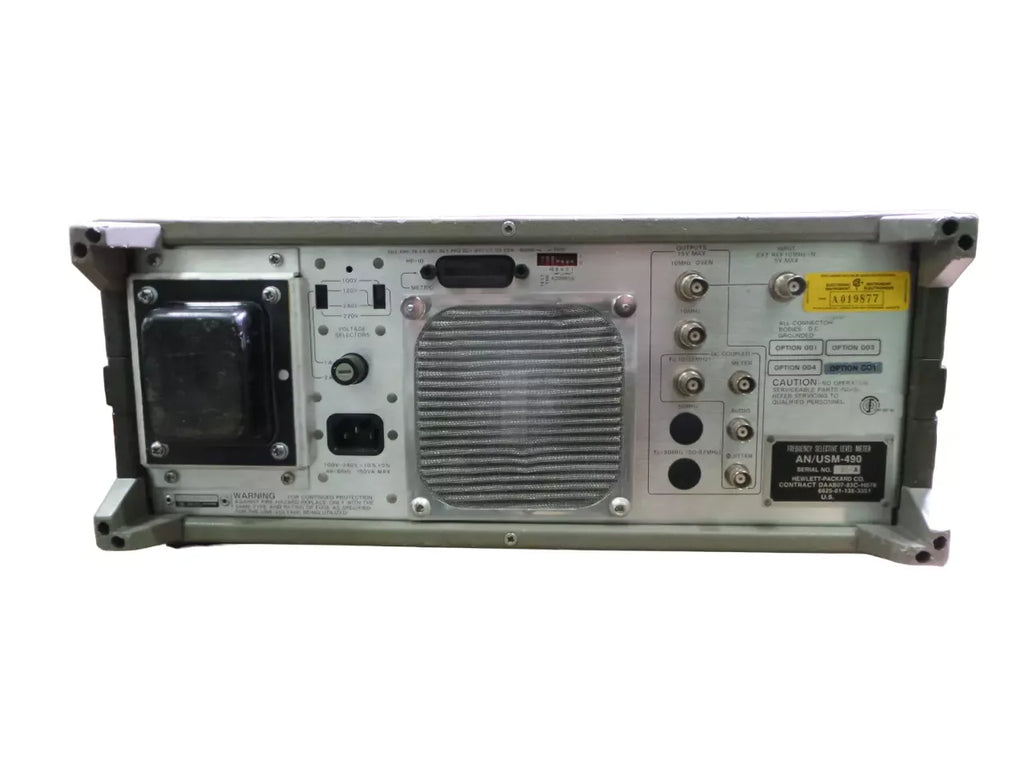 HP 3586B Selective Level Meter - High Precision RF Measurement Instrument - ZYYKZ Test Equipment