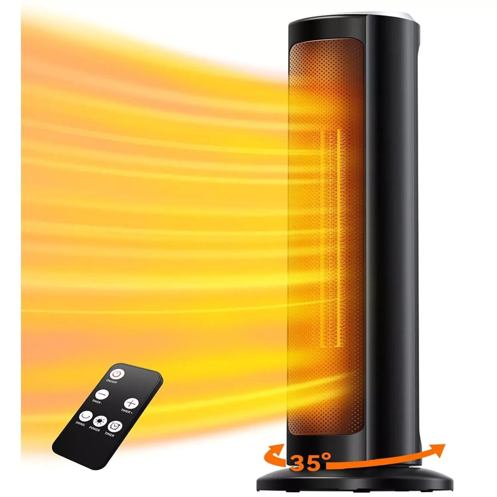 COMFYHOME 2000W PTC Ceramic Space Heater with Remote Control & Advanced Safety Features - ZYYKZ Test Equipment