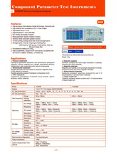 Load image into Gallery viewer, Tonghui TH2839A High-Speed Impedance Analyzer (20Hz-5MHz) with Auto Balance