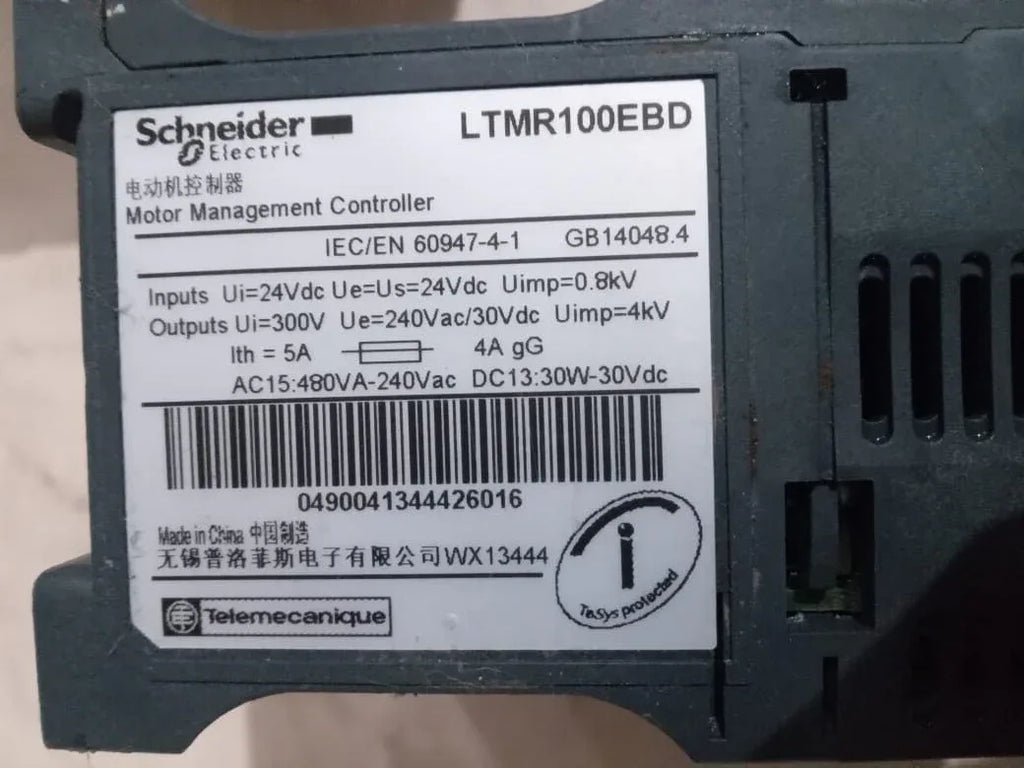 Schneider Electric LTMR100EBD Motor Controller with Advanced Protection - ZYYKZ Test Equipment