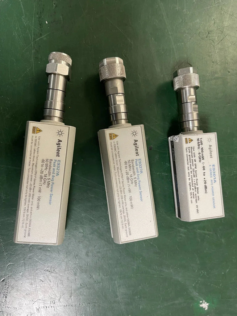 Agilent E9327A & E9301A Power Sensor Set - 3 Units - ZYYKZ Test Equipment