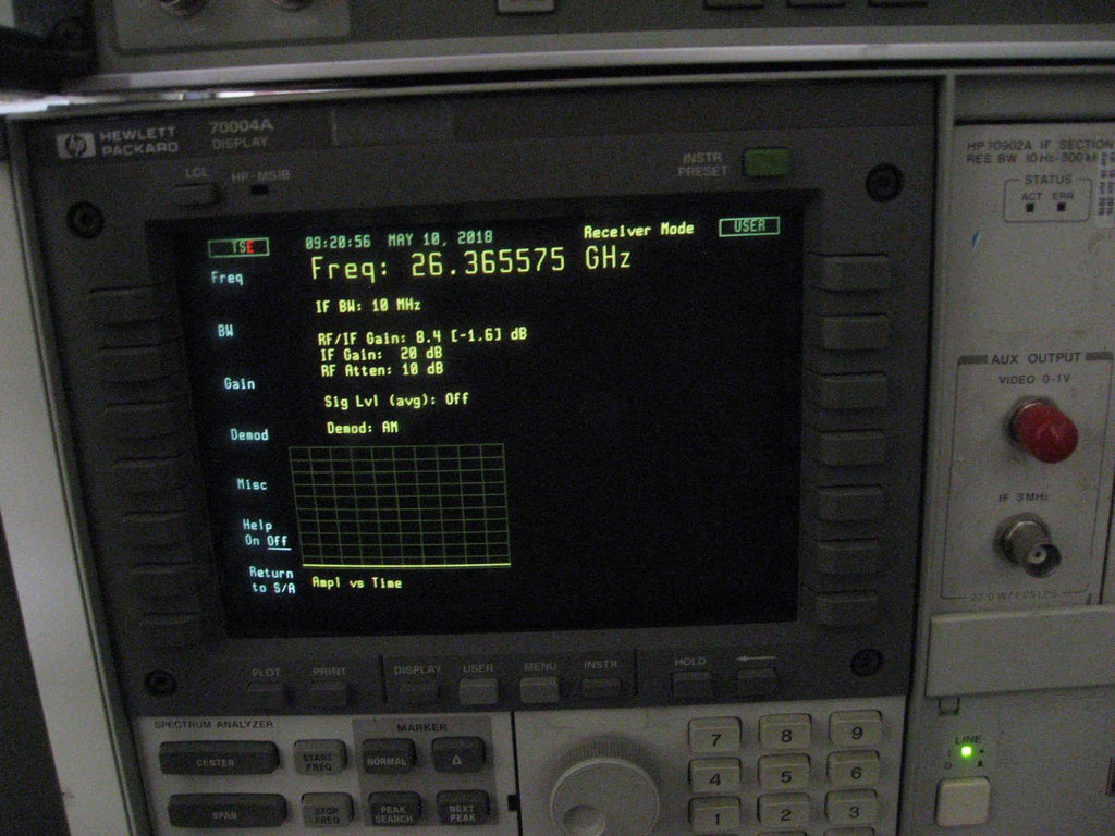 Agilent 71910A Wideband Surveillance Receiver with Advanced Signal Monitoring - ZYYKZ Test Equipment