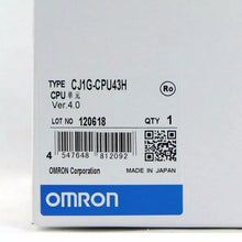 Load image into Gallery viewer, OMRON CJ1G-CPU43H Programmable Logic Controller (PLC) CPU Module - ZYYKZ Test Equipment