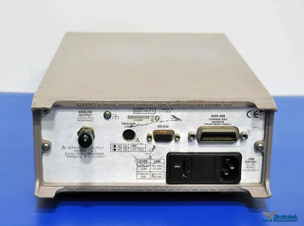 Keithley 2182A Dual Channel Nanovoltmeter - 7.5 Digits Low Noise Measurement