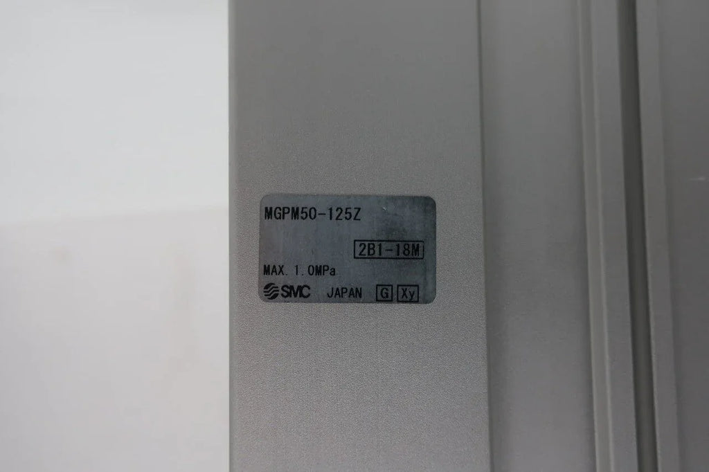 SMC MGPM50-125Z Guided Slide Cylinder, 50mm Bore, 125mm Stroke, 1MPa - ZYYKZ Test Equipment