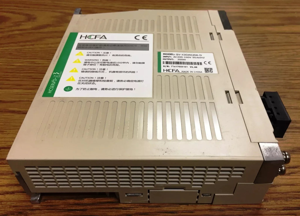 HCFA SV-X3DA020A-D High-Precision Servo Driver for Motion Control - ZYYKZ Test Equipment