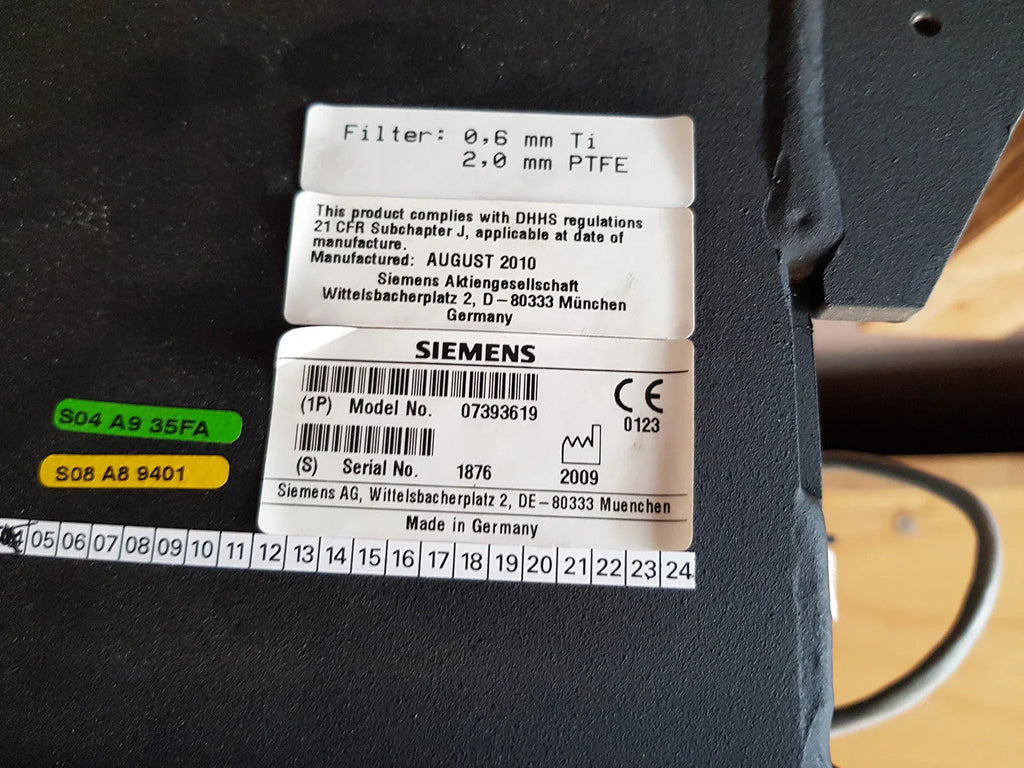 Tube Collimator for Siemens Sensation CT Scanner - ZYYKZ Test Equipment