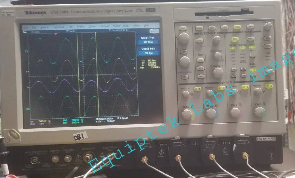 Tektronix Digital Storage Oscilloscope 4 GHz 20 GSa/s - ZYYKZ Test Equipment