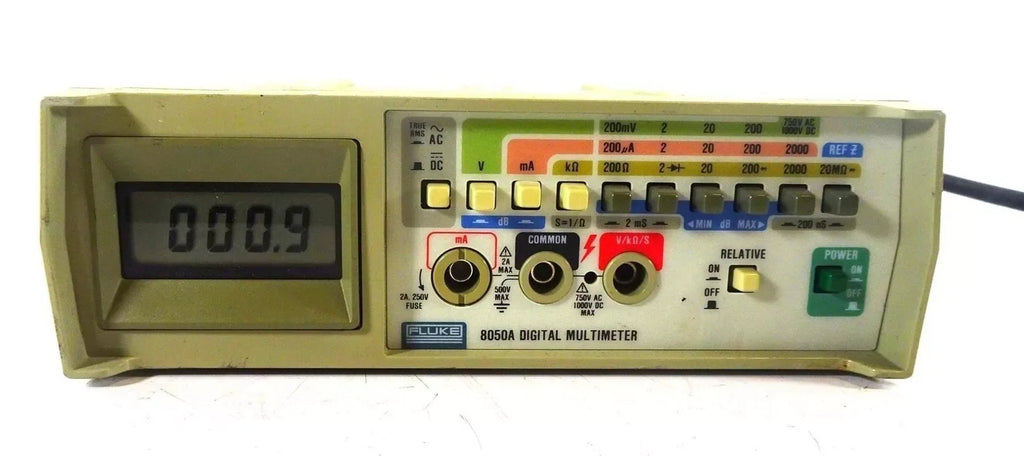 Fluke 8050A High Precision Digital Multimeter with True RMS - ZYYKZ Test Equipment