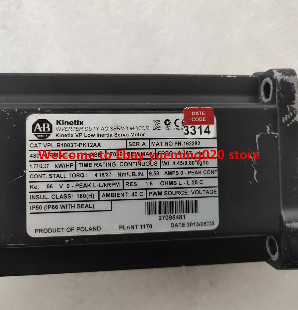 CAT VPL-B1003T-PK12AA High-Performance Servo Motor