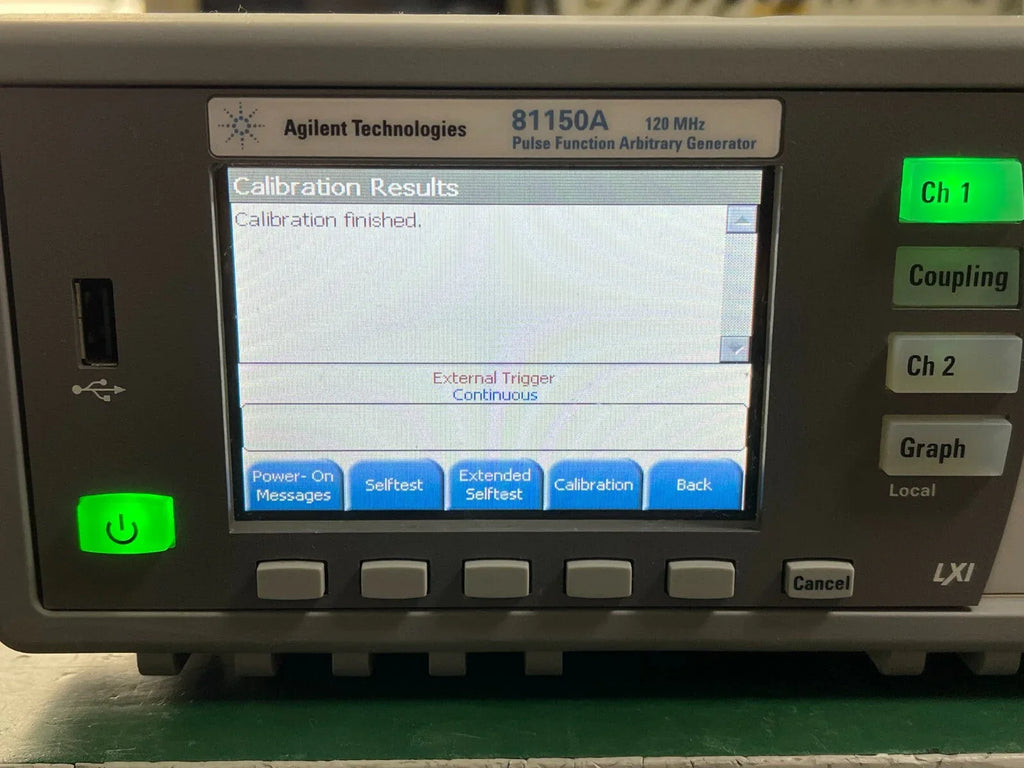 Agilent 81150A Pulse, Function & Arbitrary Waveform Generator with Option 002 - ZYYKZ Test Equipment