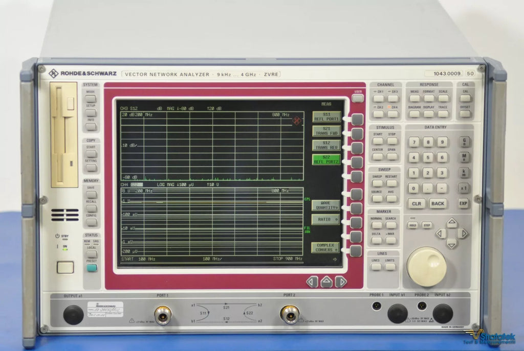 Rohde & Schwarz ZVRE Vector Network Analyzer 9kHz - 4GHz 75Ω