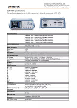 Load image into Gallery viewer, GW Instek LCR-6002 Precision LCR Meter - 10Hz to 2kHz, 0.05% Accuracy