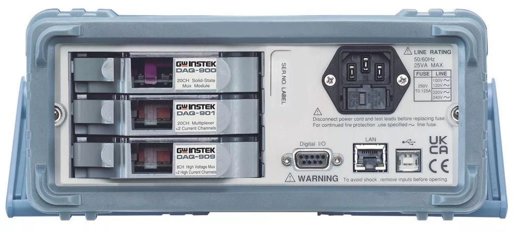 GW Instek DAQ-9600 Data Acquisition System with 3-Slot Mainframe and 6.5 Digit DMM