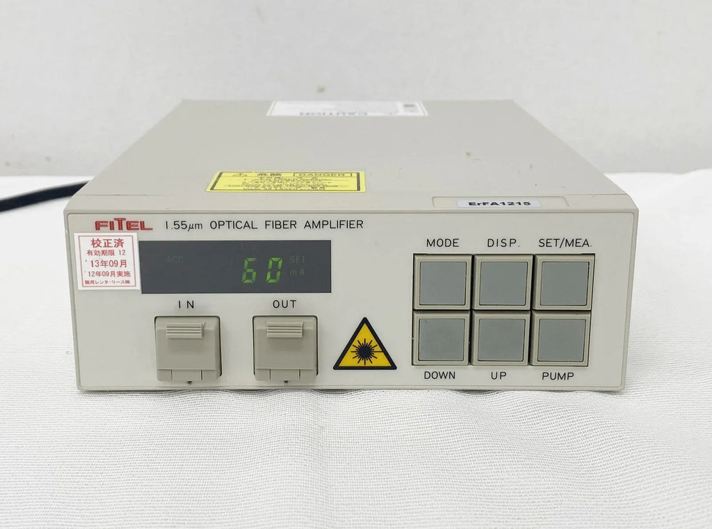 Fitel ErFA1215 High-Performance Optical Fiber Amplifier - ZYYKZ Test Equipment