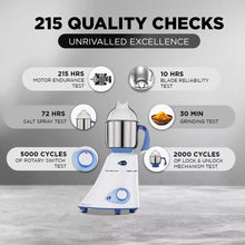 Load image into Gallery viewer, Preethi Blue Leaf Diamond MG-214 750W Mixer Grinder with 3 Stainless Steel Jars - ZYYKZ Test Equipment